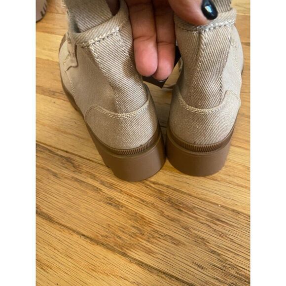 NWT Universal Thread Canvas Rubber High-Top Lace-Up Boots With Side Zipper sz 7 - Picture 5 of 7